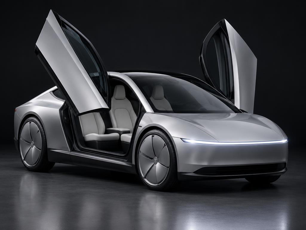 Tesla Cybercab exterior (illustration)